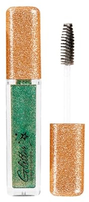 Glitter Mascara,Glitzer Wimperntusche,Glitzer Mascara Silber,Wasserfeste Und Verlaufsfest,FüR Frauen Partys,Hochzeit,Musikfestival (Grün, A01)