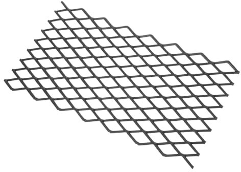 ABOOFAN Kaminrost Feuerstelle Gitter Feuerstelle Zubehör kaminschutz Kamingrill Kaminofen Rost Retro-Dekoration Mesh-Kamin Kaminaschebehälter Kaminzubehör für den Innenbereich Metall Black