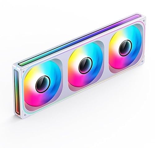 Jonsbo ZA‑360W 360 mm ARGB PWM Lüfter – Single‑Frame, Weiß – leise & leistungsstark