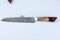 SHAN ZU Damascus Bread Knife 20CM, Damascus Kitchen Knife Made of Japanese SG2 Powder Steel, Sharp Serrated Blade, Hand Forged 91 Layers of Damascus Steel with Maple Handle - White Tiger Series
