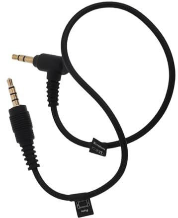 LALAFINA Trrs to Trs Audio Adapter Cable for Headphones Lightweight Durable Plug Converter for DSLR Cameras Computers Mobile Phones for Outdoor Use