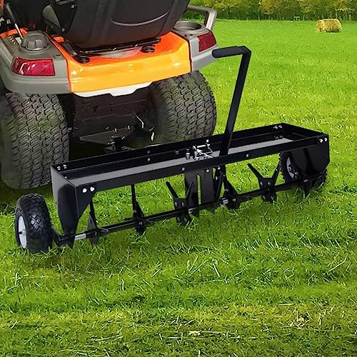 Nqyjm Rasenlüfter für Aufsitzmäher 102 cm für Garten, Terrasse, Außende