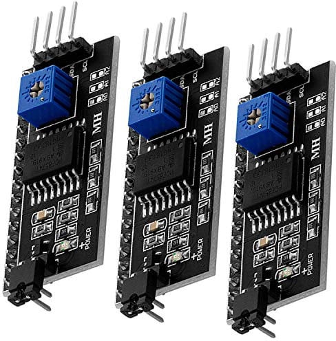 AZDelivery 3 x I2C Serial Adapter Board Modul Schnittstelle für LCD Display 1602 und 2004 kompatibel mit Arduino inklusive E-Book!