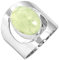 Jeweloporium 925 Sterling Silber Ringe für Frauen Grün Real Prehnit Edelstein Boho Silber Ringe Größe 51(16.2) Hochzeit Geschenk Handgefertigt Schmuck