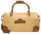 Dermata - Reisetasche Canvas/Leder Kombination 50 cm brown