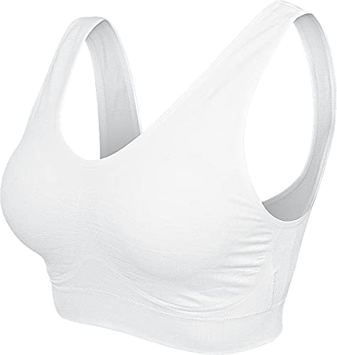 Urban Classics Ladies Pads Sport Bra Frauen BH weiß