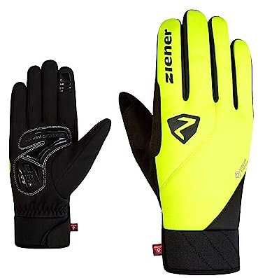 Ziener Herren Donni GTX INF PR Fahrrad-Handschuhe Winter | Primaloft, Gore-Tex Infinium, Poison Yellow, 9