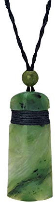 81stgeneration Anhänger Halskette Toki Klinge Maori Nephrit-Jade Grünstein für Herren und Damen
