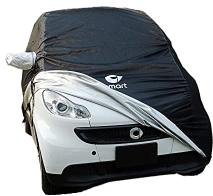 Autoabdeckung Wasserdicht - Auto Abdeckung - Car Cover FüR Smart Fortwo 451 453 Vollgarage Outdoor Indoor Regen Staub Sonnen Uv Schutz Sonnenschutz Sommer Winter