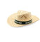 Lote de 12 Elegantes Sombreros de Paja Natural para el Verano. Complementos. Gorros. Regalos Originales. Detalles de Bodas, Comuniones, Bautizos, Cumpleaños. DK.