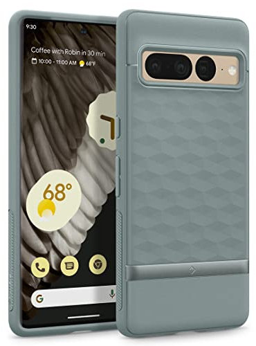 Caseology Parallax Hülle Kompatibel mit Google Pixel 7 Pro Hülle - Salbei Grün