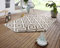NORTHRUGS In- und Outdoor Teppich Malta 240x340cm - Wendeteppich Wetterfest Modernes Geometrisches Muster Teppich für Balkon Terrasse Garten Wintergarten Wohnzimmerteppich Wasserfest in Linen