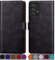 SUANPOT Etui Coque pour Samsung Galaxy A23 5G/4G [RFID Blocage] [Magnétique Protection] Fentes pour Cartes Protection Etui Housse Premium en Cuir PU pour Samsung A23 Etui Portefeuille Le Noir