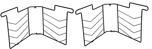 2pcs Food Platter Stand Metal Dish Holder Pizza Pan Rest Pizza Stands for Tables Party Vegetable Dish Holder Pie Stand Pizza Plate Dish Rack Dish Rack Oven Iron Food Tray Stand