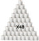 DSTOCK60 – 4 lots de 12 rouleaux de papier toilette blanc gaufré, confort, 2 plis très doux et résistant papier toilette traditionnel