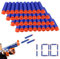 Darts Bullets,Refill Bullets,Foam Bullet,Foam Darts,Nachfüllen Bullet Darts,Refill Darts Foam Pfeile,Soft Darts Pfeile Refill Bullets,Nachfüll Bullets Schaumstoff Darts,Refill Darts,Blau,100pcs (100)