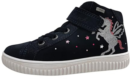 Lurchi Kinderschuhe Mädchen Schnürstiefel Blau Freizeit, Schuhgröße:28 EU