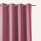 ROOM99 Vorhang mit Silberen Ösen Aura 140 x 300 cm Breite x Höhe Schiebegardinen Modern Curtain Wohnzimmer Schlafzimmer Rosa, 1 Stück
