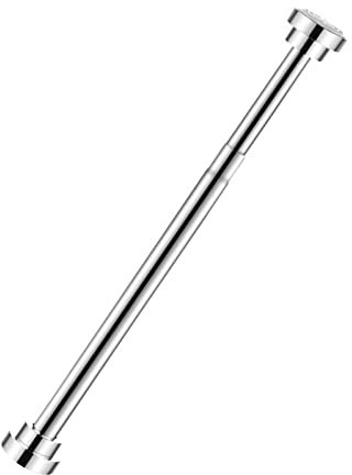 VIFERR Ausziehbare Kleiderstange, 40-55cm Duschstange ohne Bohren Verstellbarer Kleiderschrank Kleiderstange Edelstahl Schrankstange Spannstange für Garderobe, Balkon, Badezimmer