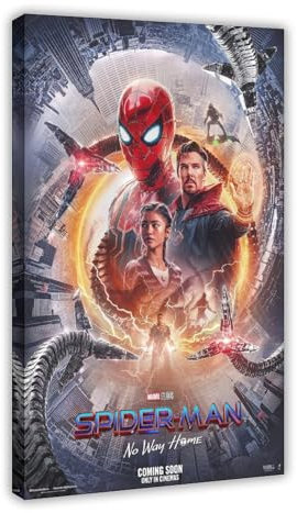 acalur Marvel MCU Spiderman No Way Home Poster, Leinwandposter, Wandkunst, Dekordruck, Bild Gemälde für Wohnzimmer, Schlafzimmer, Dekoration, 20 x 30 cm