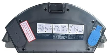 ZebRaz Chiffons de Nettoyage for réservoir d'eau, compatibles avec Les pièces de Rechange for aspirateur Robot AMIBOT Spirit X430(Water Tank X1)