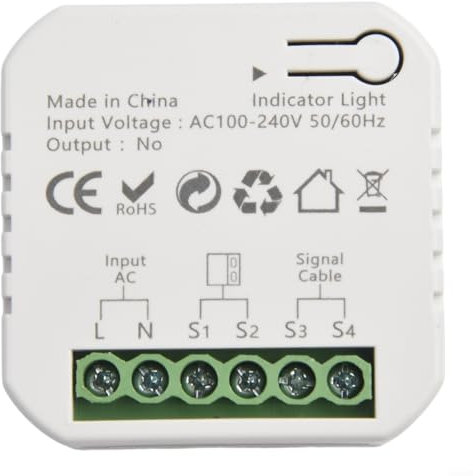 Para Tuya WiFi Control remoto para interruptor inteligente Abridor de puerta de garaje Automático Swing Puerta corredera Controlador de puerta de seguridad