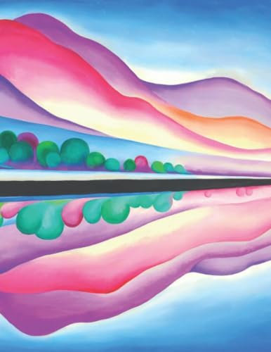 KSHAO ATHQW Georgia O'Keeffe Poster Reflexion des Lake George Leinwand Wandkunst Retro Malerei Georgia O'Keeffe Drucke Für Wohnkultur Bild 20x30cmx1 Kein Rahmen