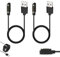 2 Piezas Cable Cargador Reloj Inteligente 4 Pines 7.62 mm, Cargador Smartwatch, USB Cable de Carga Magnetico de Alta Estabilidad para Carga Segura y Rápida- Accesorios de Smartwatch