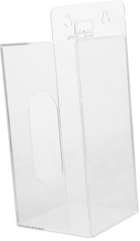 TEMPNAP Wandmontierter Handschuhspender Aus Acryl Praktische Aufbewahrungsbox Für Masken Handschuhe Und Taschentücher Platzsparendes Design Für Klinik Büro Labor Und Werkstatt