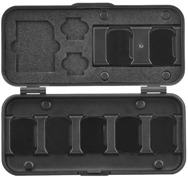 Tragbare magnetische Aufbewahrungstasche für DJI Osmo Pocket 4/ 3 Objektivfilter, Kameralinsen-Filtertasche, Kamera-Zubehör-Organizer, Reiseetui mit 7 Fächer