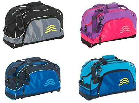 Aquarapid Oggy/G - Borsa Sportiva per Piscina, Nuoto e Mare, Colore: Grigio, Rosa, 48 x 30 x 20 cm (bxhxp) capacità 28 Letto, Rosa, Misure 48 x 30 x 20 cm (bxhxp) capacità 28 Lit