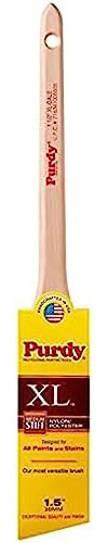 Purdy 144080315 XL Dale Nylon/Polyester Brush Angle Sash, Light Brown, 1-1/2