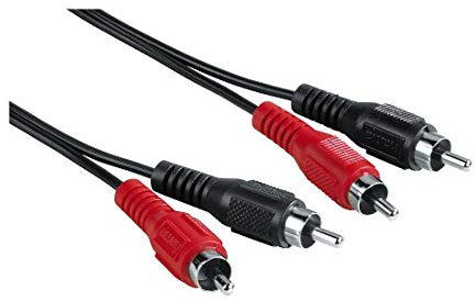 Hama Audio-Kabel 2 Cinch-Stecker - 2 Cinch-Stecker, 2,5 m