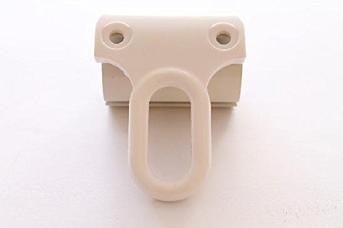 AWITALIA - Occhiolo per barra terminale tenda da sole di colore BIANCO composto di 10 COPPIE interasse foro mm.46 (NON FORNIAMO VITI), come da foto prodotto in Italia