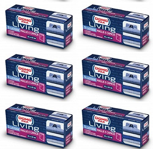 54 Custodie Domopak Living per maglie e camicie antipolvere armadi domo pak