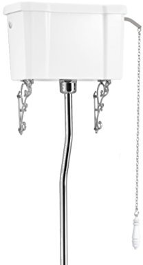 Burlington High Level Single Flush Ceramic Cistern C28S