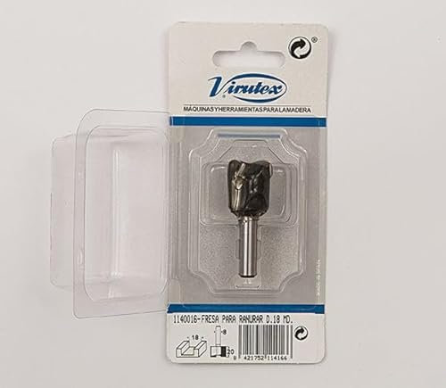 VIRUTEX 1140016 - Fresa para ranurar D.18 MD.