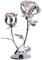 Crystocraft Chrome Plated Rose & Rose Bud Ornament. (Special Mum)