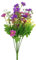 SeideBlume Blumenstrauß Kunstblumen Künstliche Cineraria für Hochzeit Party Fest Büro Bar