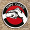AWMA Kenpo Karate Patch - 1 Stück - Rund - Martial Arts Embroidered - Patch