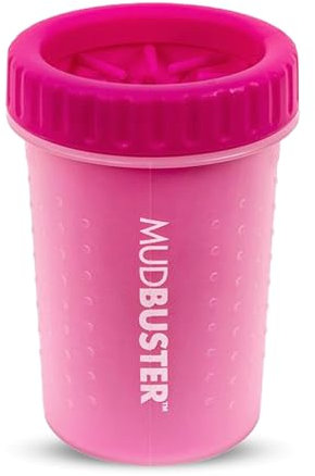Dexas PW710233 MudBuster Outil Portable de Nettoyage des Pattes de Chien Rose Taille M