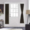 Aquazolax Blackout French Door Curtain Window Coverings for Privacy - Blackout Curtains Drapery Rod Pocket Entry Door Side Panels 25x72 Inches - 1 Panel, Toffee Brown