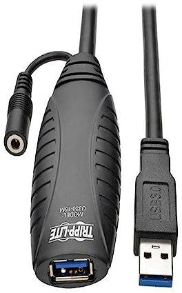 Tripp Lite USB 3.0 SuperSpeed Active Extension Cable Repeater Cable (USB-A M/F) 15M 49' (U330-15M)