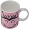 Laroom Taza El Monstruo de Colores-Amor, New Bone China, Rosa, 1 Unidad (Paquete de 1)