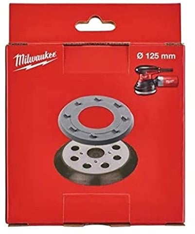 Milwaukee DEL00010 Plateau de ponçage 125 mm 8 trous-4932430091