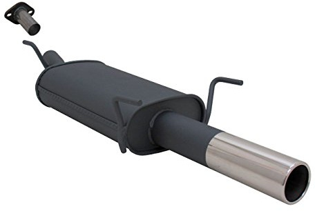 Novus Sportauspuff Endschalldämpfer Gruppe N A3281E76 mit Endrohr 1 x 76mm