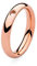 QUDO INTERCHANGEABLE rosegol Ring BASIC small für Aufsätze (58 (19))