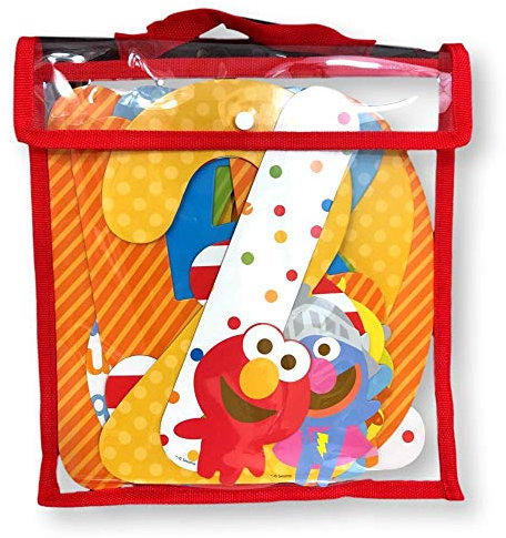 Sesame Street Milestone Month Boys Girls Unisex Elmo Cookie Monster Big Bird Bert Ernie Characters Jumbo Newborn to 12 Months First Year Number Set Pictures Facebook Baby Album Scrapbook Memory Books