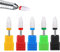 YUEMING 5 pièces Tête de Meulage Professionnelle Pour Soins des Ongles Embout de Ponceuse en Céramique Embouts en Céramique Professionnels Pour Retirer Le Vernis/Gel et Repousser les Cuticules