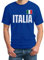 T-Shirt Herren Italien Fußball EM Fan Shirt Italia Männer Tshirt Trikot 3XL Blau